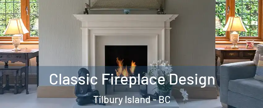  Classic Fireplace Design Tilbury Island - BC