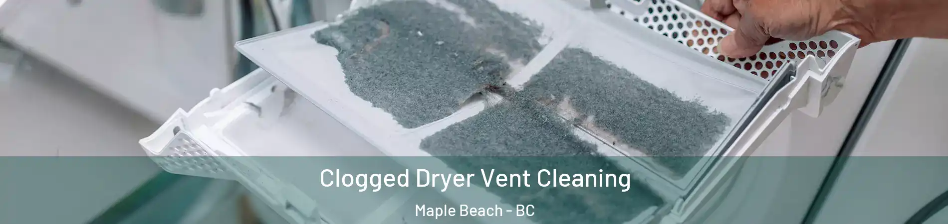  Clogged Dryer Vent Cleaning Maple Beach - BC