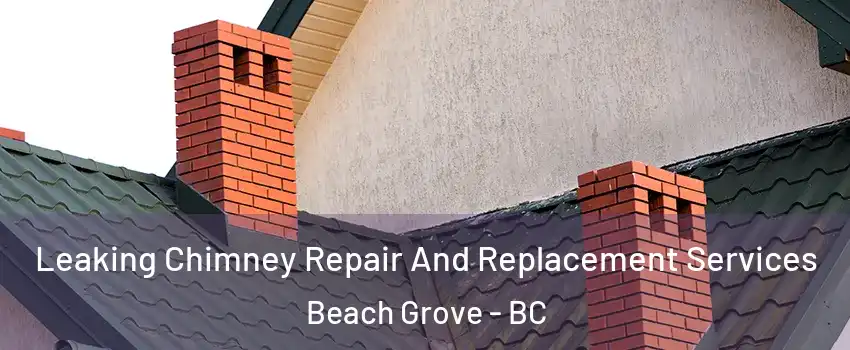  Leaking Chimney Repair And Replacement Services Beach Grove - BC