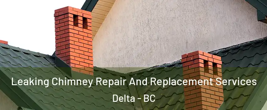  Leaking Chimney Repair And Replacement Services Delta - BC
