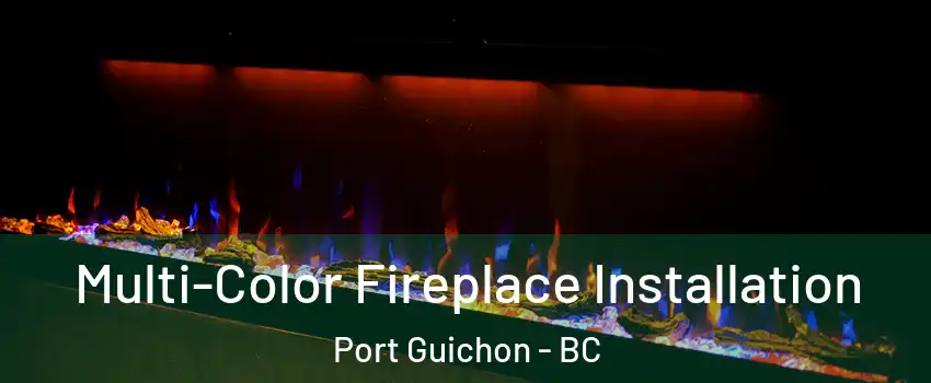  Multi-Color Fireplace Installation Port Guichon - BC